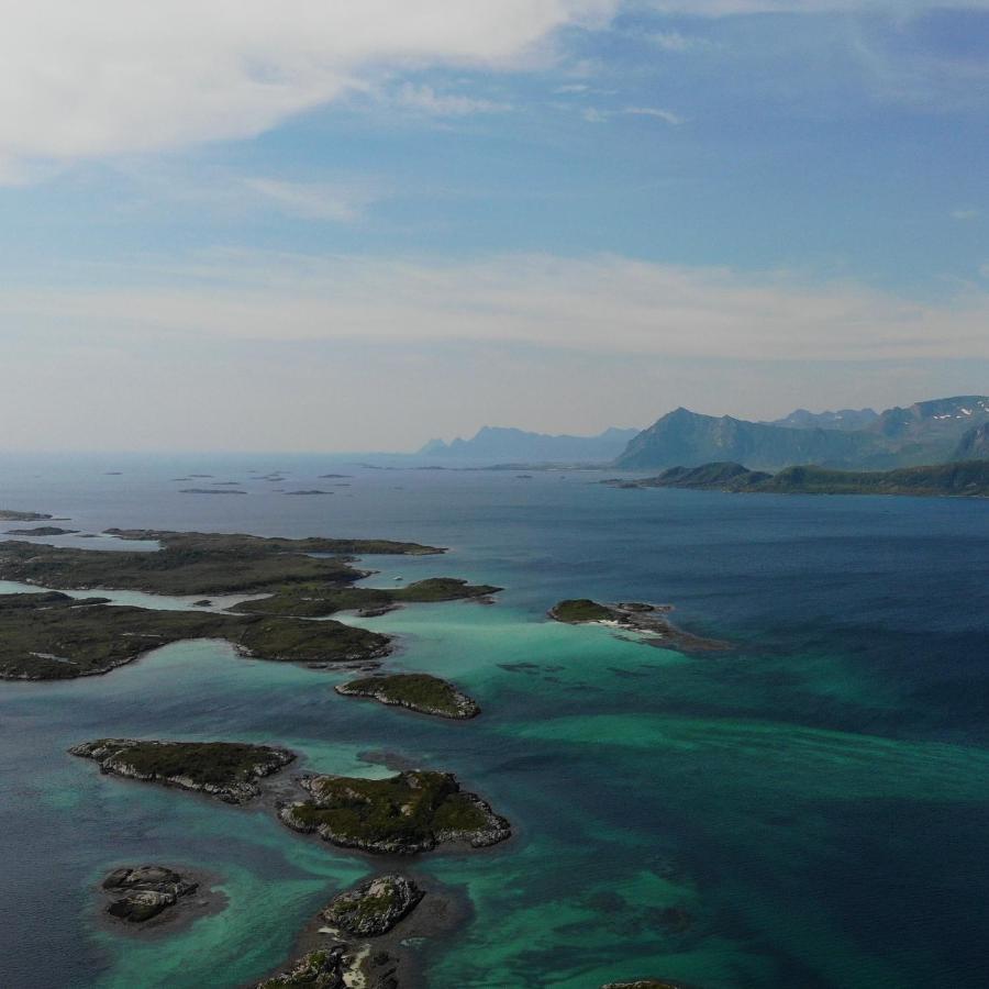 New! Luxury Cabin In Beautiful Lofoten Kleppstad Exteriör bild