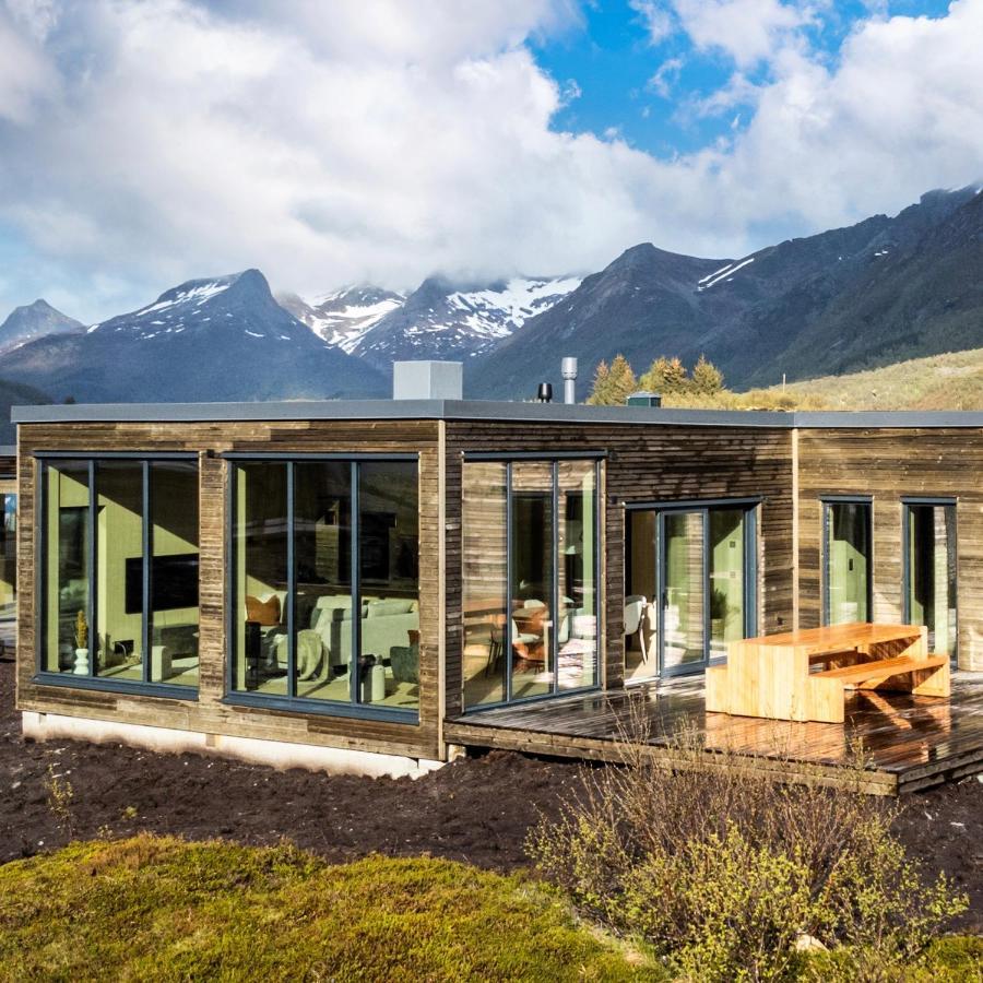 New! Luxury Cabin In Beautiful Lofoten Kleppstad Exteriör bild