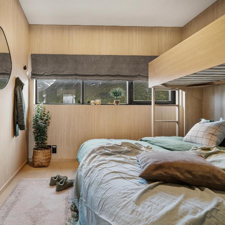 New! Luxury Cabin In Beautiful Lofoten Kleppstad Exteriör bild