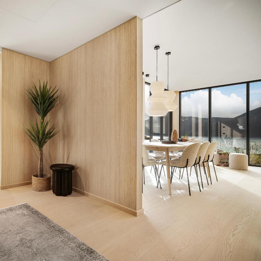 New! Luxury Cabin In Beautiful Lofoten Kleppstad Exteriör bild